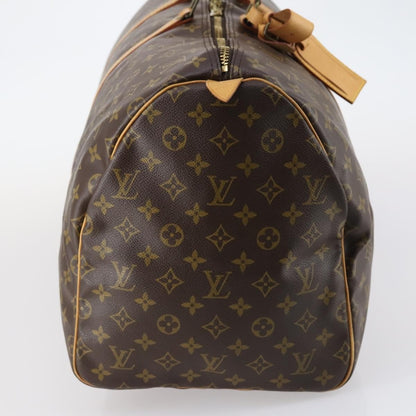 Louis Vuitton Keepall Bag Monogram Canvas, BROWN, CANVAS, Travel bag