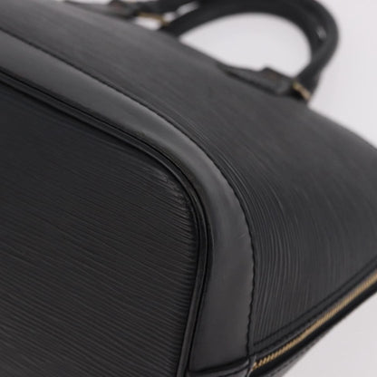 Louis Vuitton Alma Handbag Epi Leather, Black, Leather, Handbag