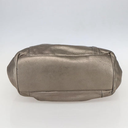 Salvatore Ferragamo Vala Handbag Leather, GOLD, LEATHER, Handbag