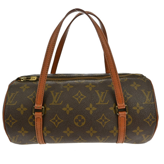 Louis Vuitton Papillon Handbag Monogram Canvas, Brown, Canvas, Handbag