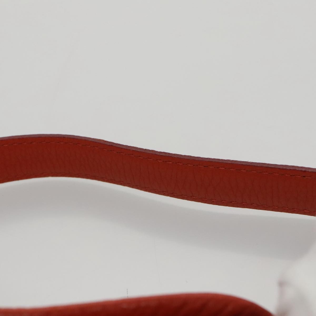 Salvatore Ferragamo Gancini handbag Leather, ORANGE, LEATHER, Handbag