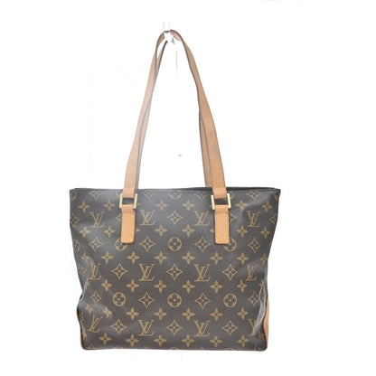 Louis Vuitton Cabas Piano Monogram Canvas, BROWN, LEATHER, Shoulder bag