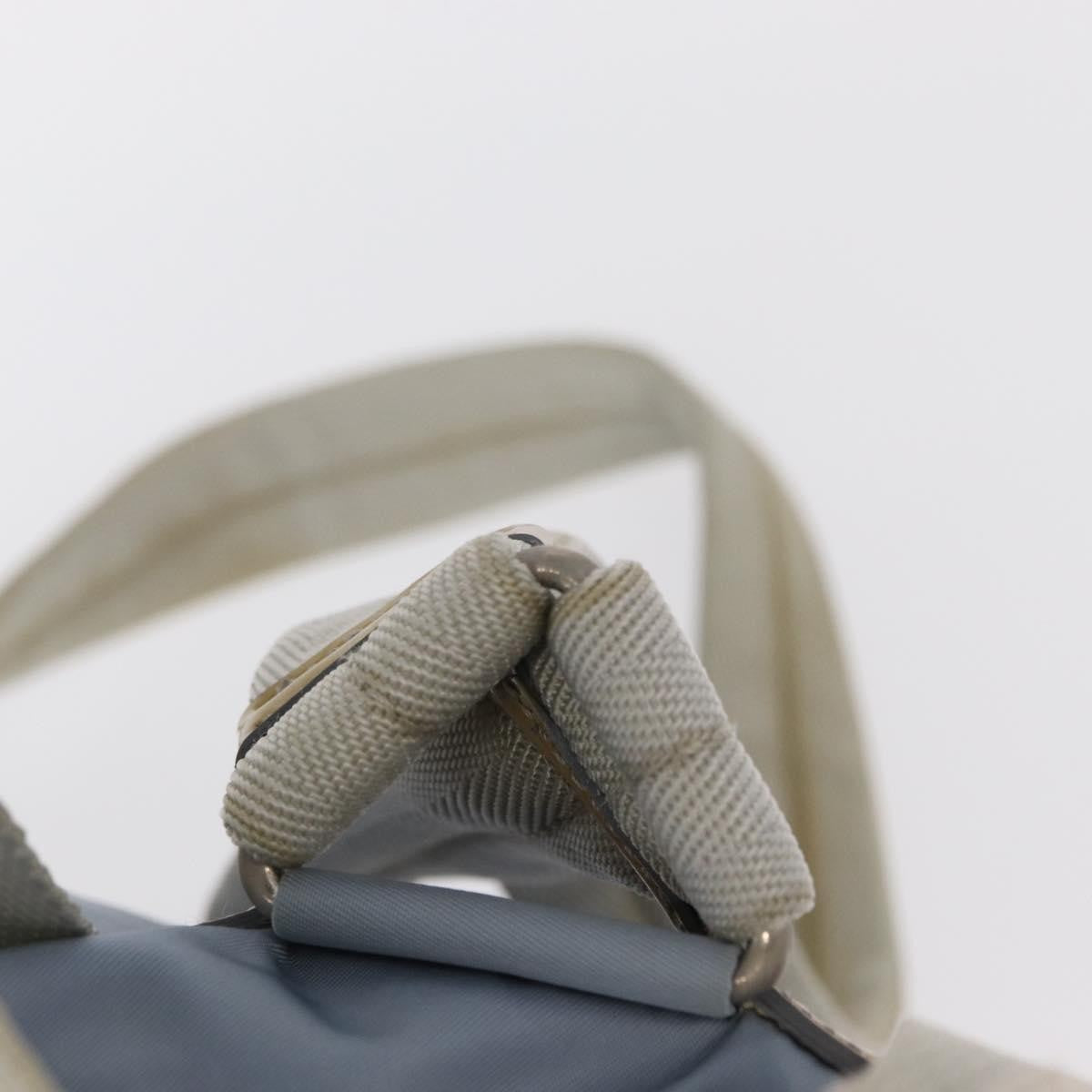 Prada Vela Double Front Pocket Backpack Tessuto with Saffiano Leather, BLUE, NYLON, Backpack