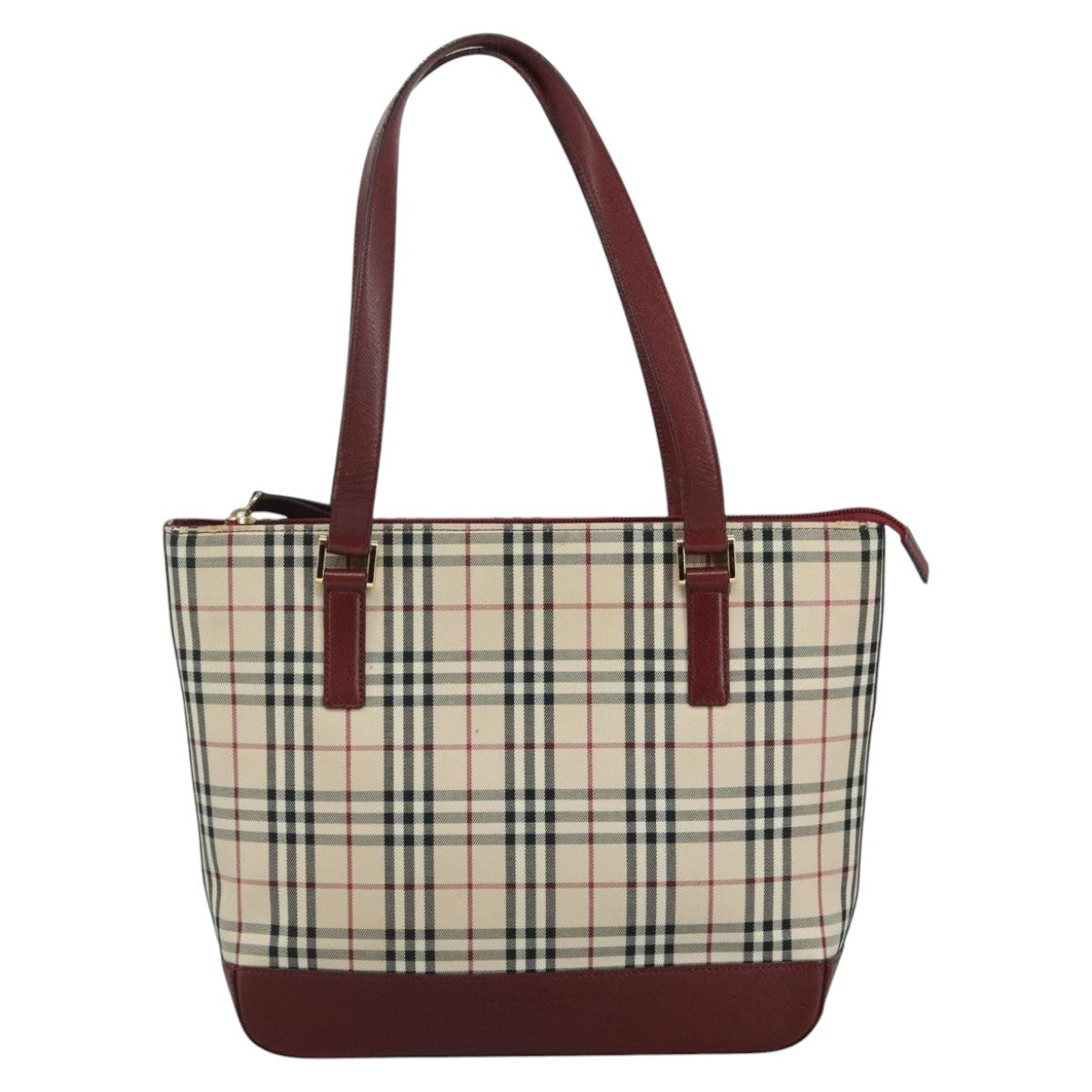 Burberry Nova Check Tote canvas check pattern, BEIGE, CANVAS, Tote bag