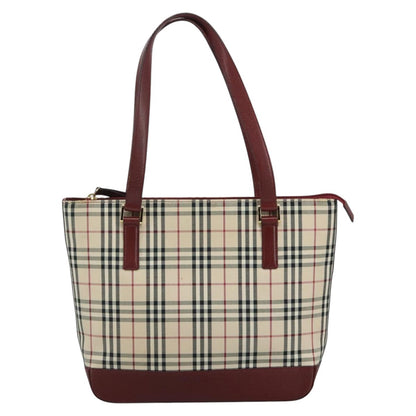 Burberry Nova Check Tote canvas check pattern, BEIGE, CANVAS, Tote bag