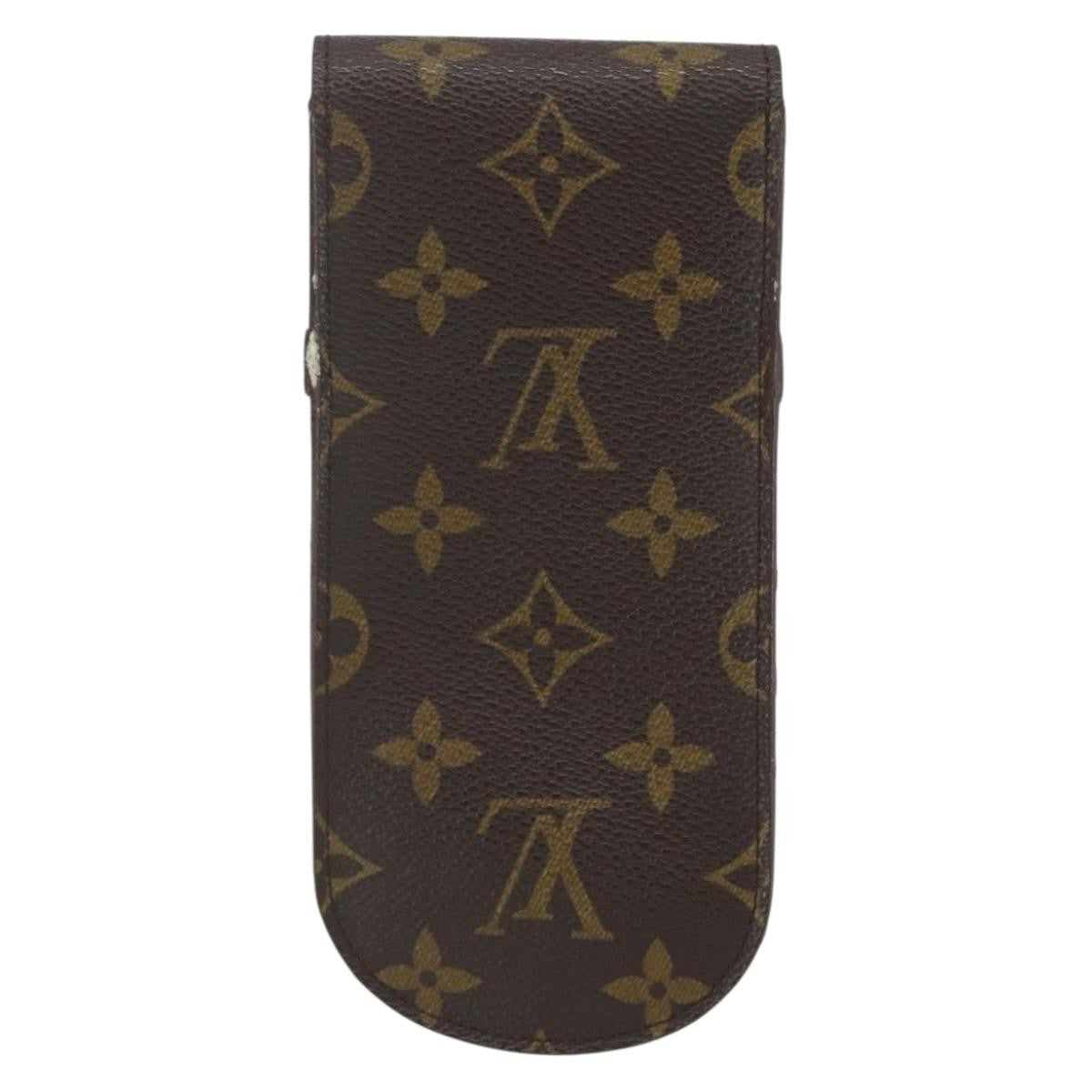Louis Vuitton Etui à lunette Canvas, BROWN, CANVAS, Wallets