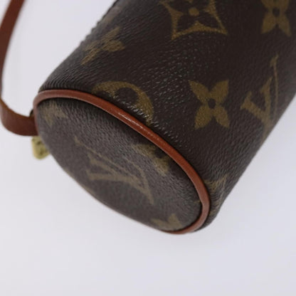 Louis Vuitton Papillon Pochette Monogram Canvas, BROWN, CANVAS, Handbag