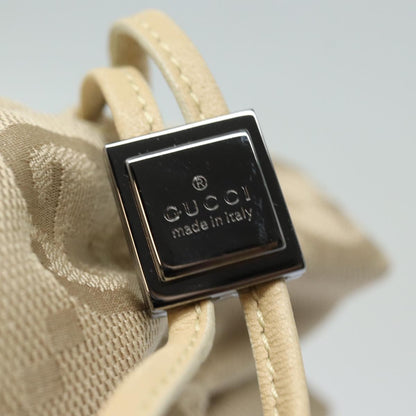 Gucci GG canvas pouch Canvas, BEIGE, CANVAS, Clutche & pouche