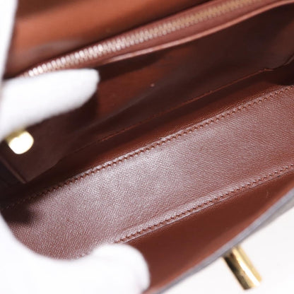 Louis Vuitton Malesherbes Handbag Monogram Canvas, BROWN, CANVAS, Handbag