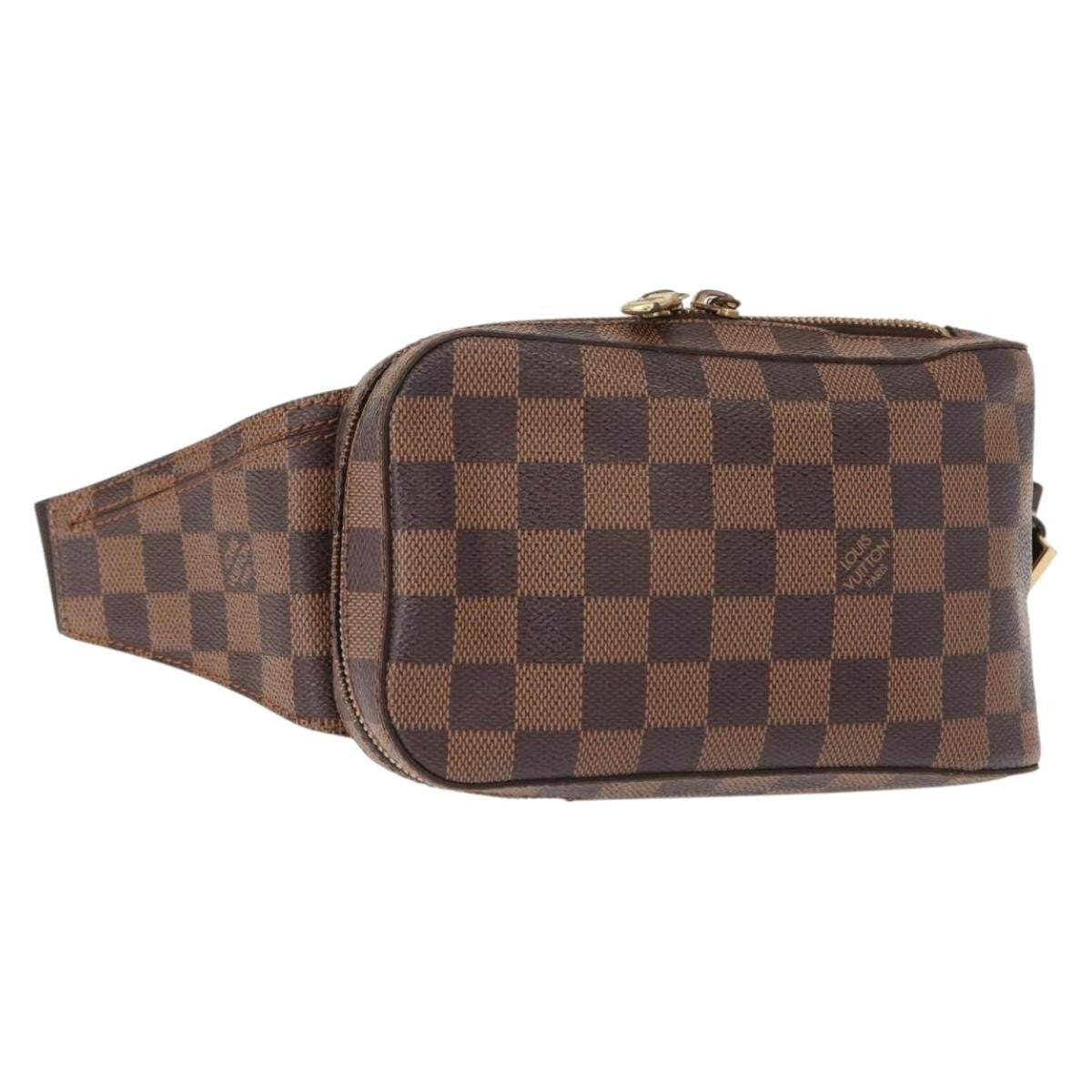 Louis Vuitton Geronimos Waist Bag Damier, BROWN, CANVAS, Shoulder bag