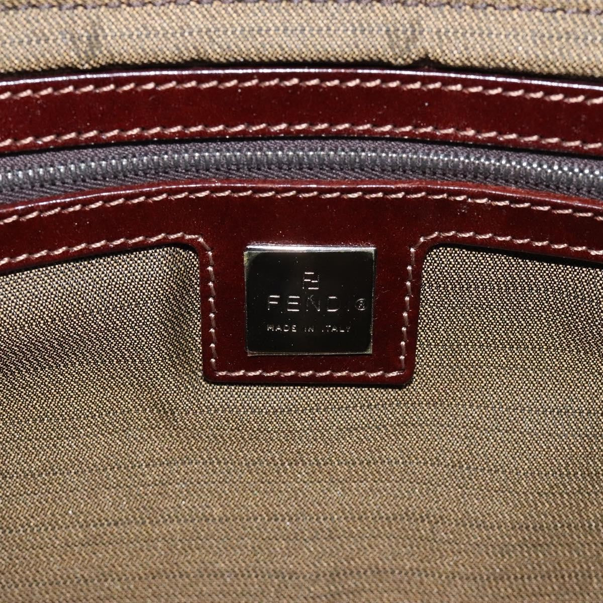 Fendi Zucca Tote bag FF motif, BROWN, CANVAS, Tote bag