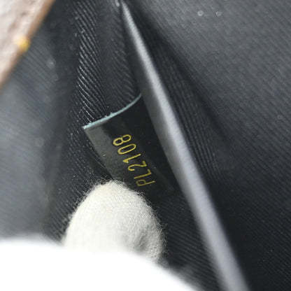Louis Vuitton Cherrywood Handbag Vernis with Monogram Canvas, BLACK, PATENT_LEATHER, Handbag