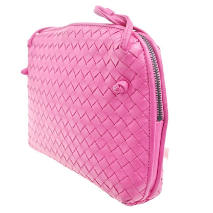 Bottega Veneta Nodini Crossbody Bag Intrecciato Nappa, PINK, LEATHER, Shoulder bag