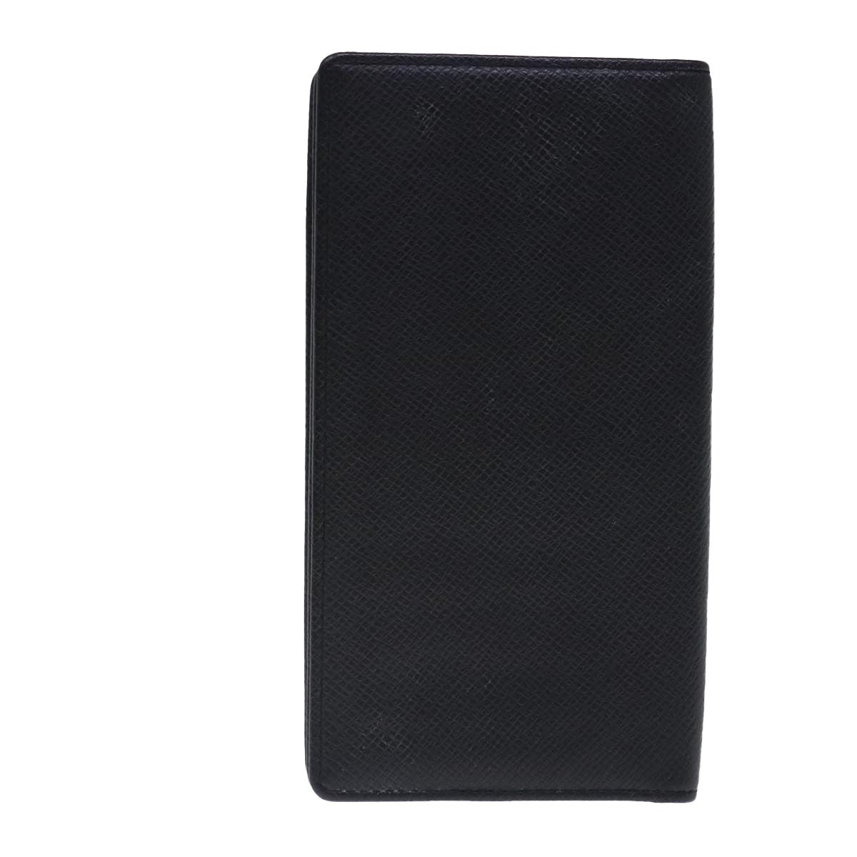 Louis Vuitton Porte Cartes Wallet Taiga Leather, BLACK, LEATHER, Wallets