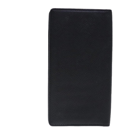 Louis Vuitton Porte Cartes Wallet Taiga Leather, BLACK, LEATHER, Wallets