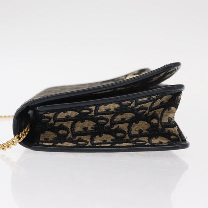 Christian Dior Vintage CD trotter Shoulder bag Canvas, BROWN, CANVAS, Shoulder bag