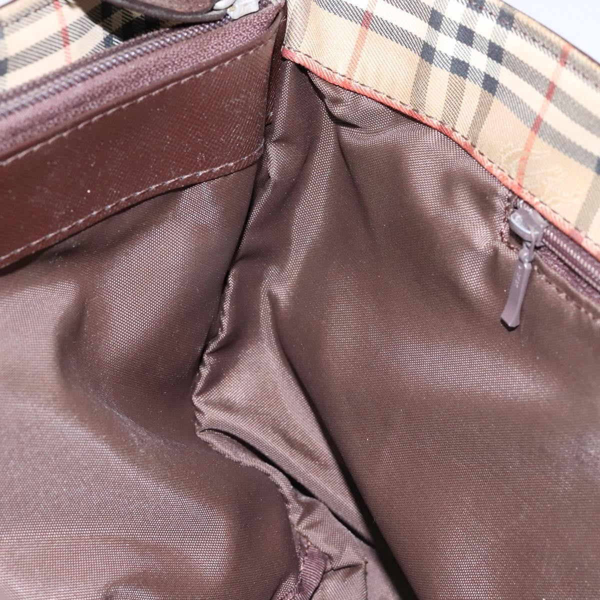 Burberry Nova Check Handbag Nova Check Canvas and leather, BEIGE, CANVAS, Handbag