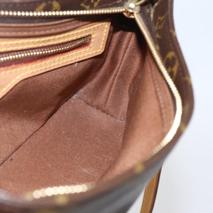 Louis Vuitton Trotteur Handbag Monogram Canvas, BROWN, CANVAS, Clutche & pouche
