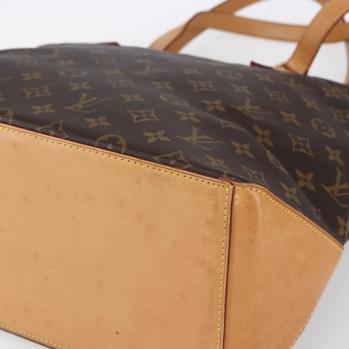 Louis Vuitton Cabas Mezzo Monogram Canvas, BROWN, CANVAS, Tote bag