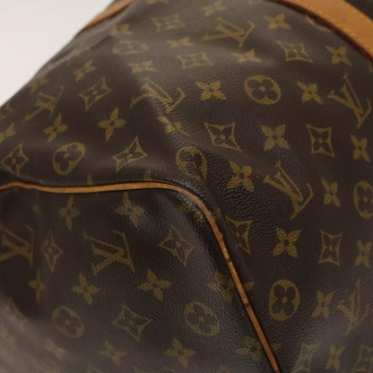 Louis Vuitton Keepall Bag Monogram Canvas, BROWN, CANVAS, Travel bag