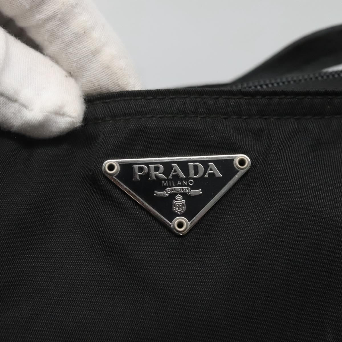 Prada Vintage Tote Tessuto, BLACK, NYLON, Tote bag