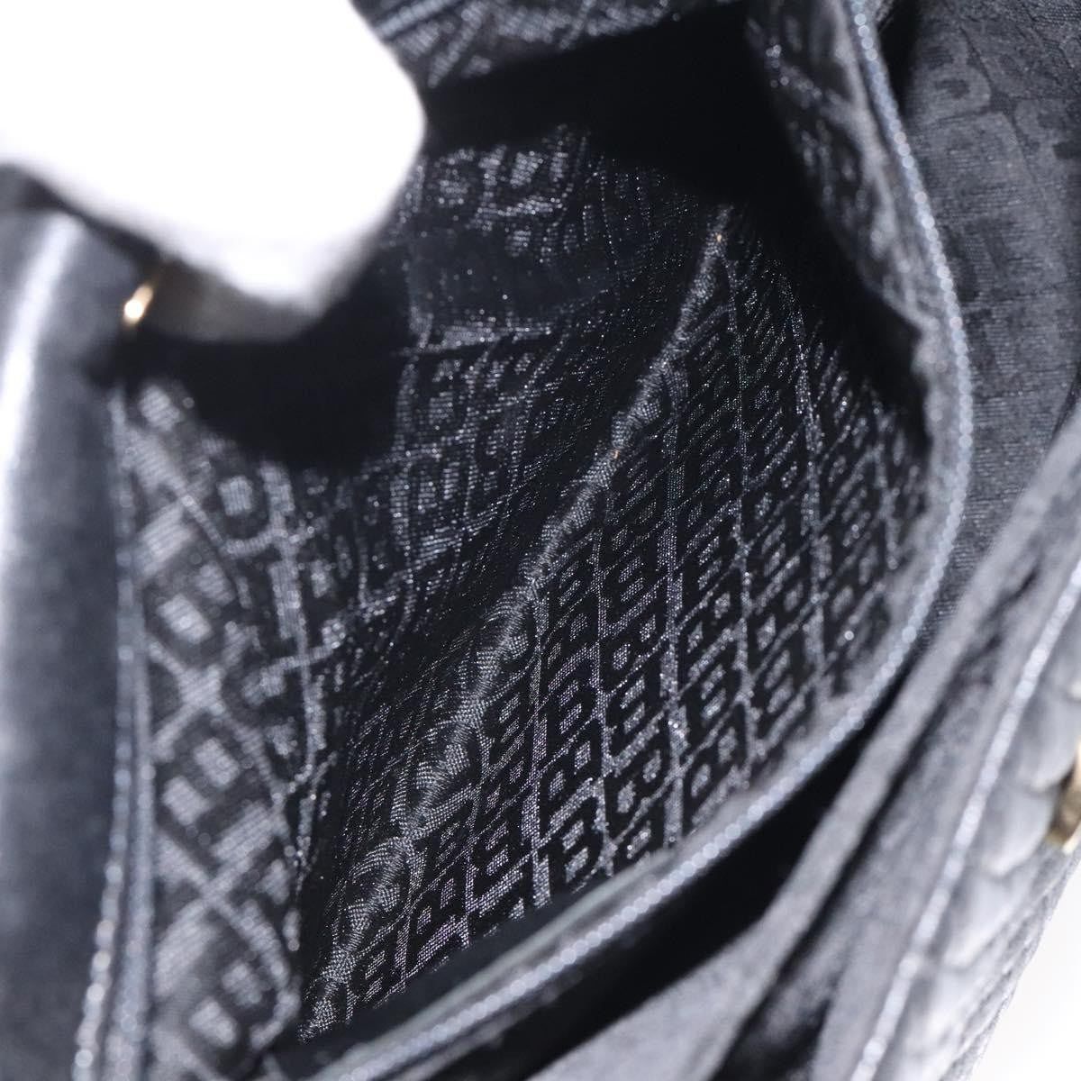 Bally Vintage Flap Handbag Quilted Leather, BLACK, LEATHER, Handbag