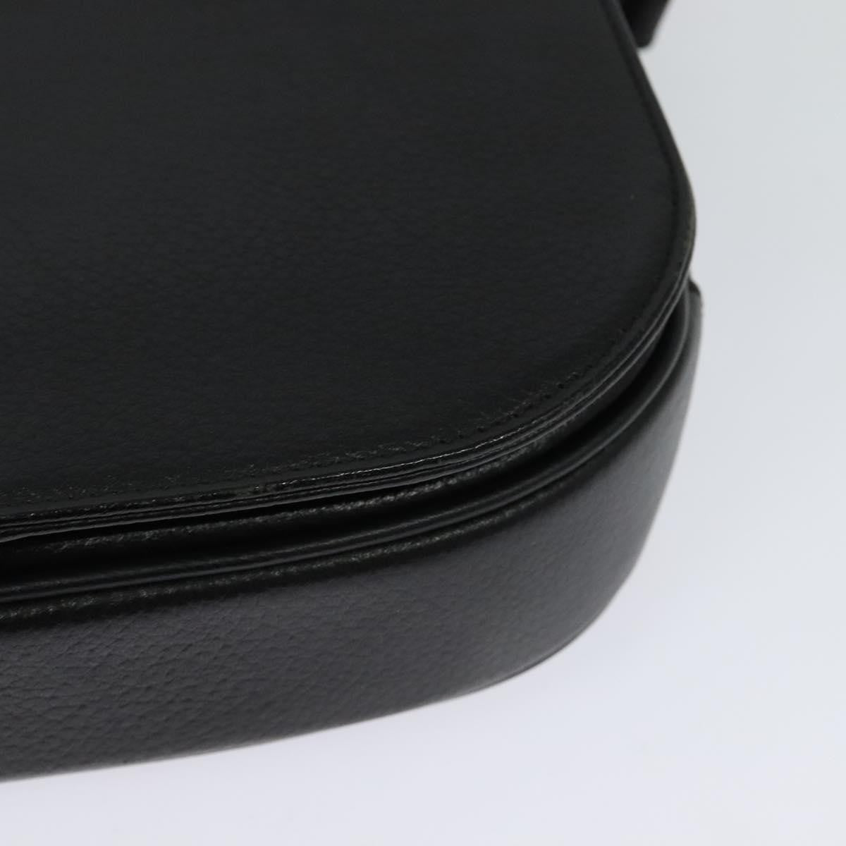 Burberry Flap Shoulder Bag Leather, BLACK, LEATHER, Shoulder bag