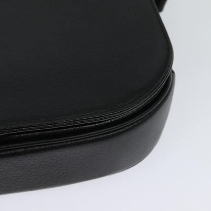 Burberry Flap Shoulder Bag Leather, BLACK, LEATHER, Shoulder bag