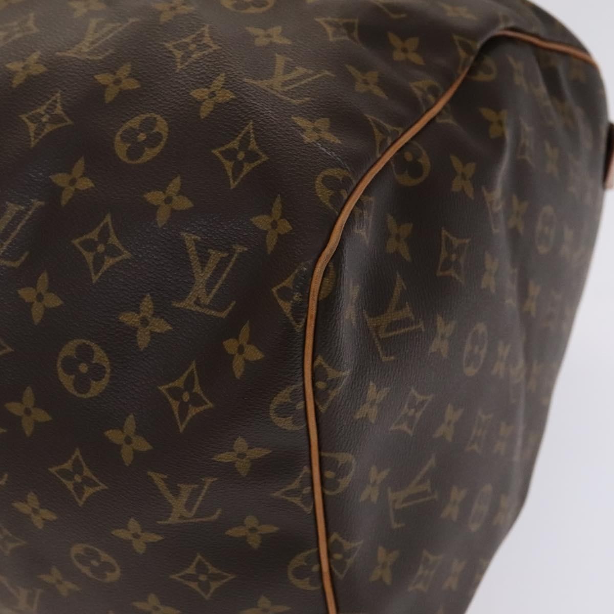 Louis Vuitton Keepall Bag Monogram Canvas, BROWN, CANVAS, Travel bag