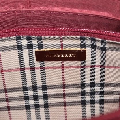 Burberry Vintage Shoulder Bag Leather, BURGUNDY, LEATHER, Shoulder bag