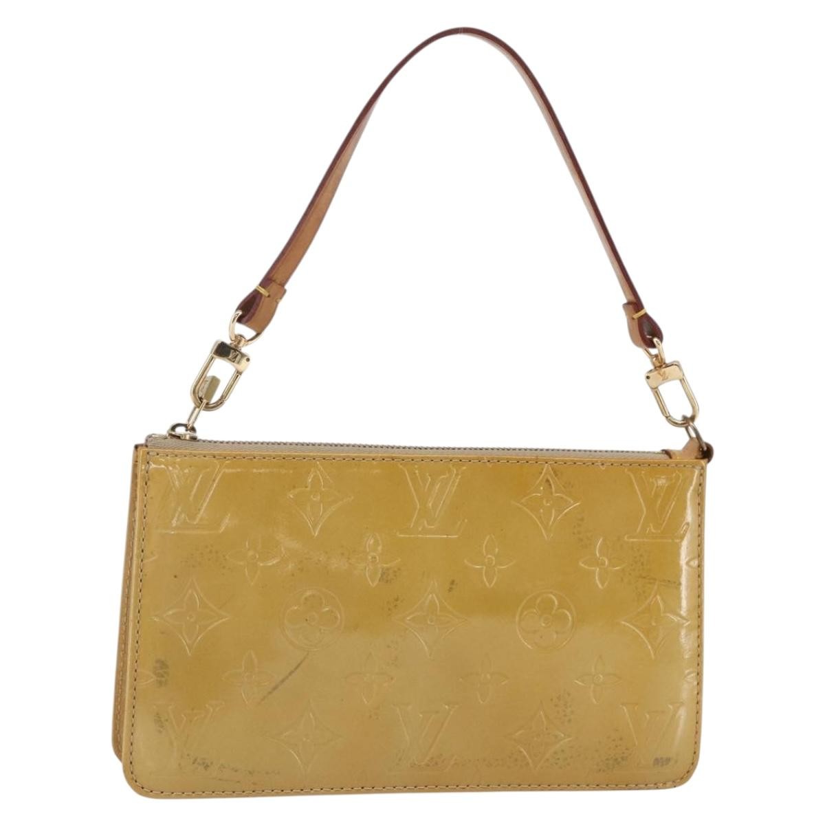 Louis Vuitton Lexington Pochette Monogram Vernis, BEIGE, PATENT_LEATHER, Clutche & pouche