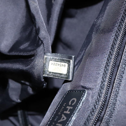 Chanel Travel Line Tote Nylon, BLACK, NYLON, Travel bag