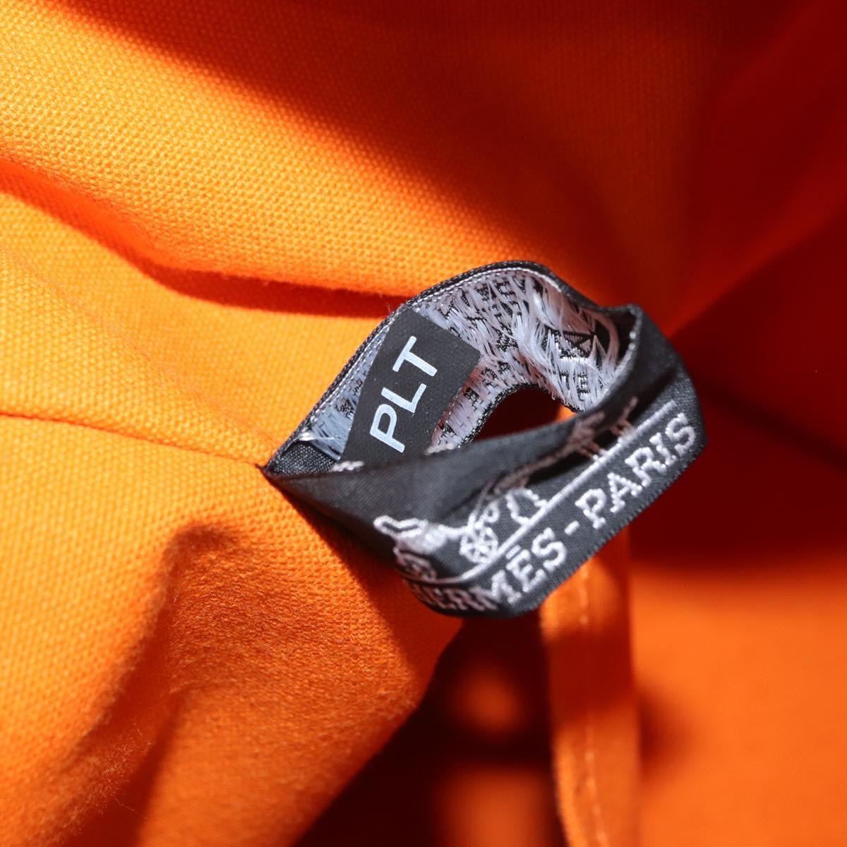 Hermes Fourre-tout Herline Fourre-tout Herline, ORANGE, CANVAS, Tote bag