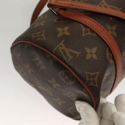 Louis Vuitton Papillon Handbag Monogram Canvas, BROWN, CANVAS, Handbag