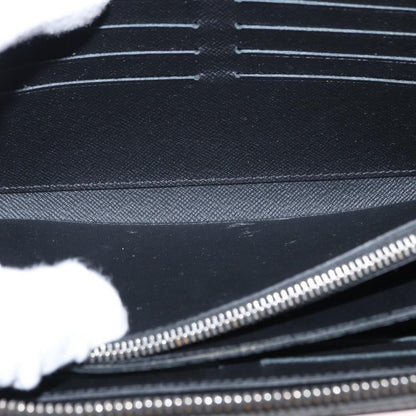 Louis Vuitton Zippy XL Taiga Leather, BLACK, LEATHER, Wallets