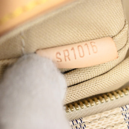 Louis Vuitton Naviglio Handbag Damier, WHITE, CANVAS, Shoulder bag