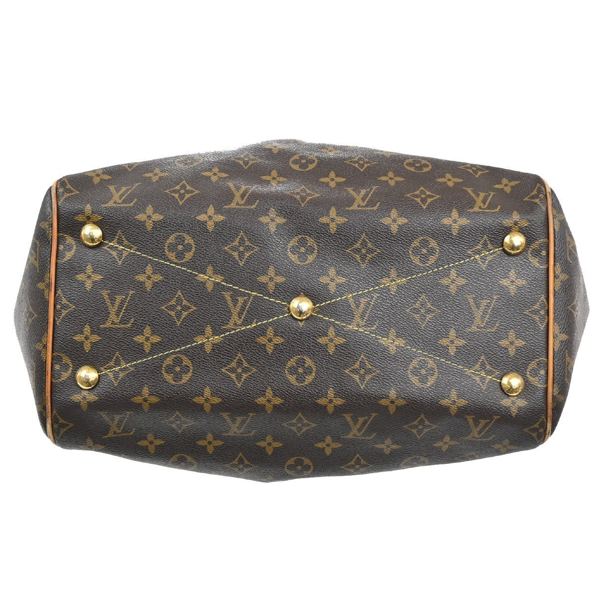 Louis Vuitton Tivoli Handbag Monogram Canvas, BROWN, CANVAS, Shoulder bag