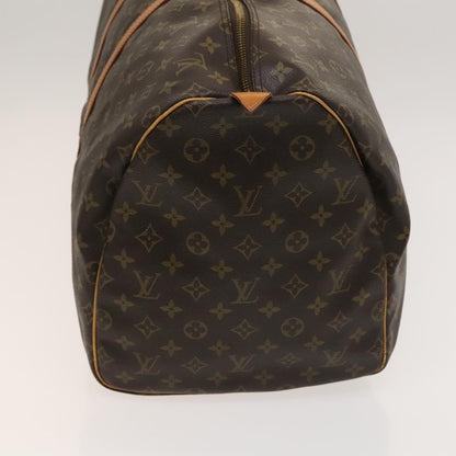 Louis Vuitton Keepall Bag Monogram Canvas, BROWN, CANVAS, Travel bag