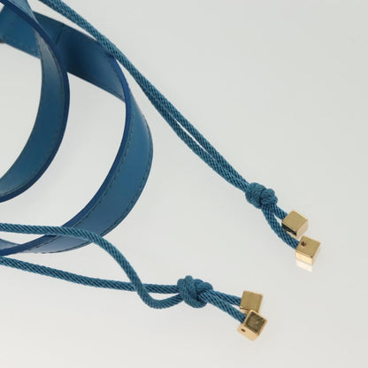 Louis Vuitton Plage Lagoon Bay Handbag Vinyl Epi Leather, BLUE, LEATHER, Handbag