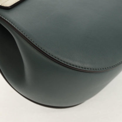 Chloe Drew Shoulder Bag Leather, BLUE, LEATHER, Shoulder bag