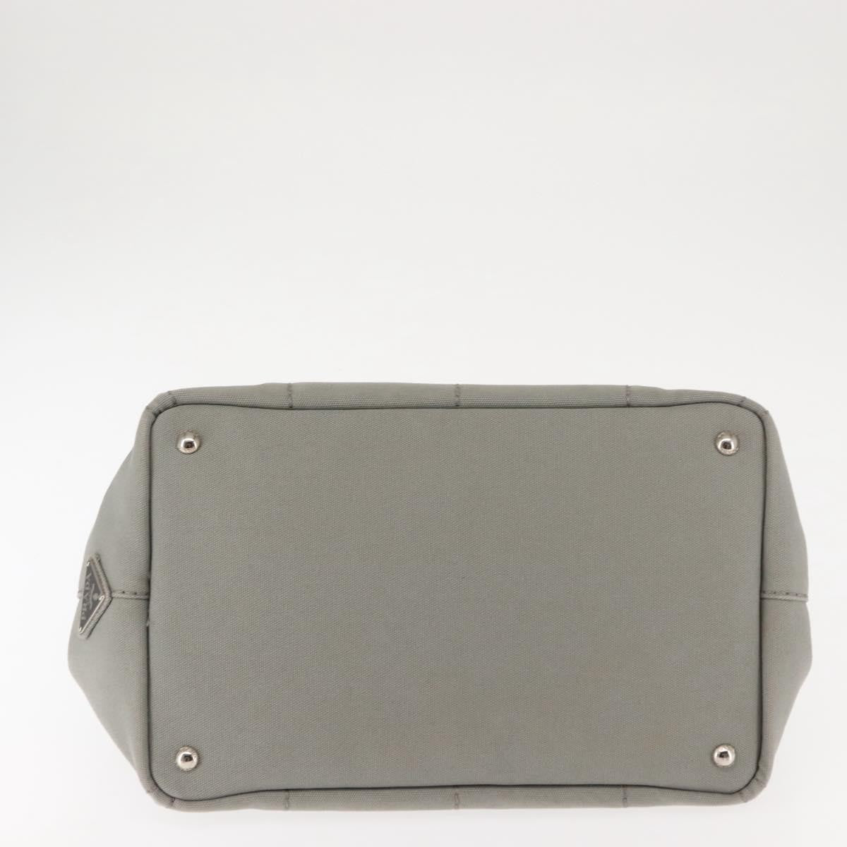 Prada Canapa Tote Canvas, GRAY, CANVAS, Tote bag