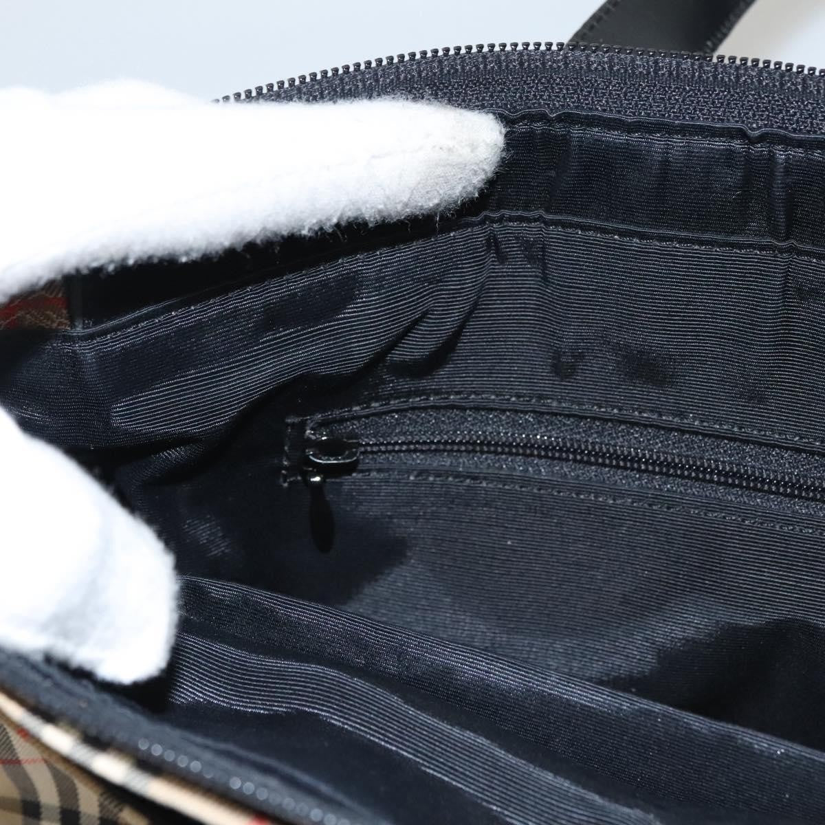 Burberry Nova Check Handbag Nova Check Canvas and leather, BEIGE, CANVAS, Handbag