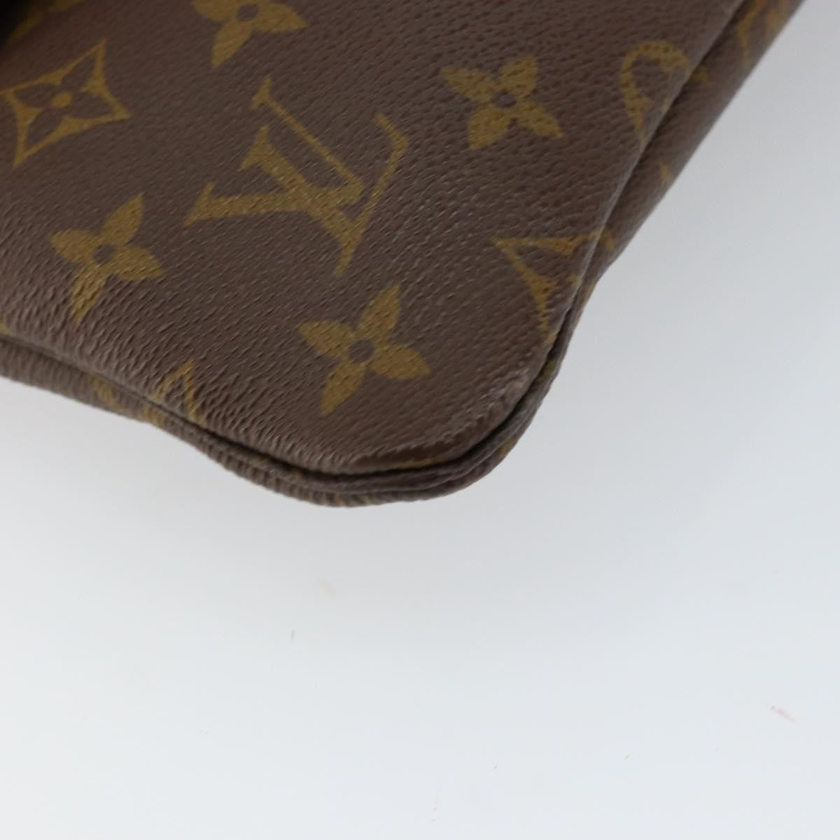 Louis Vuitton Vintage Document Holder Monogram Canvas, BROWN, CANVAS, Clutche & pouche