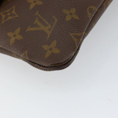Louis Vuitton Vintage Document Holder Monogram Canvas, BROWN, CANVAS, Clutche & pouche