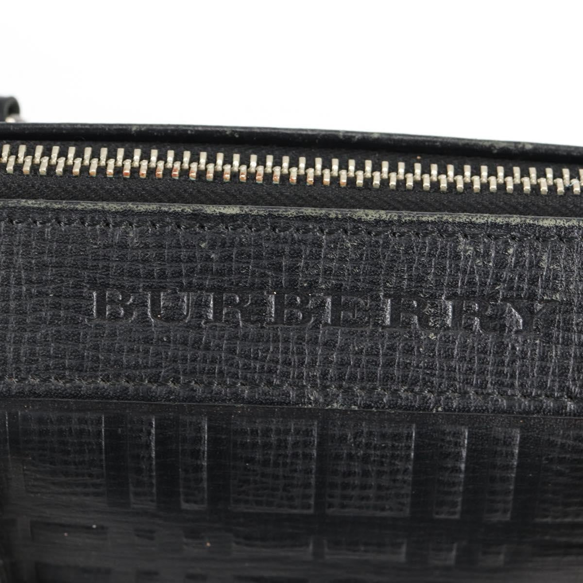Burberry Briefcase Leather, BLACK, LEATHER, Briefcase