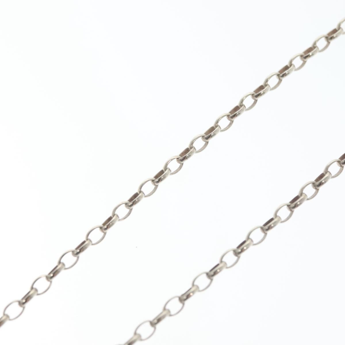 Gucci Engraved Interlocking G Chain Link Pendant Necklace Sterling Silver, SILVER, SILVER, Necklace