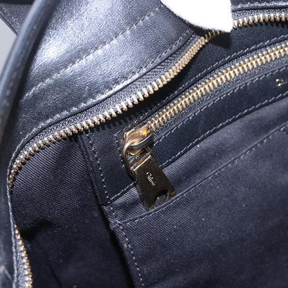 Chloe Alice Satchel Leather, BLACK, LEATHER, Handbag