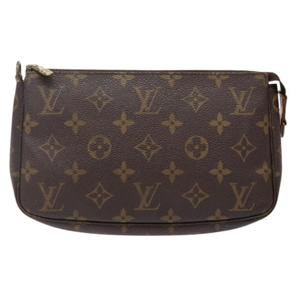 Louis Vuitton Pochette Accessoires Monogram Canvas, BROWN, CANVAS, Clutche & pouche