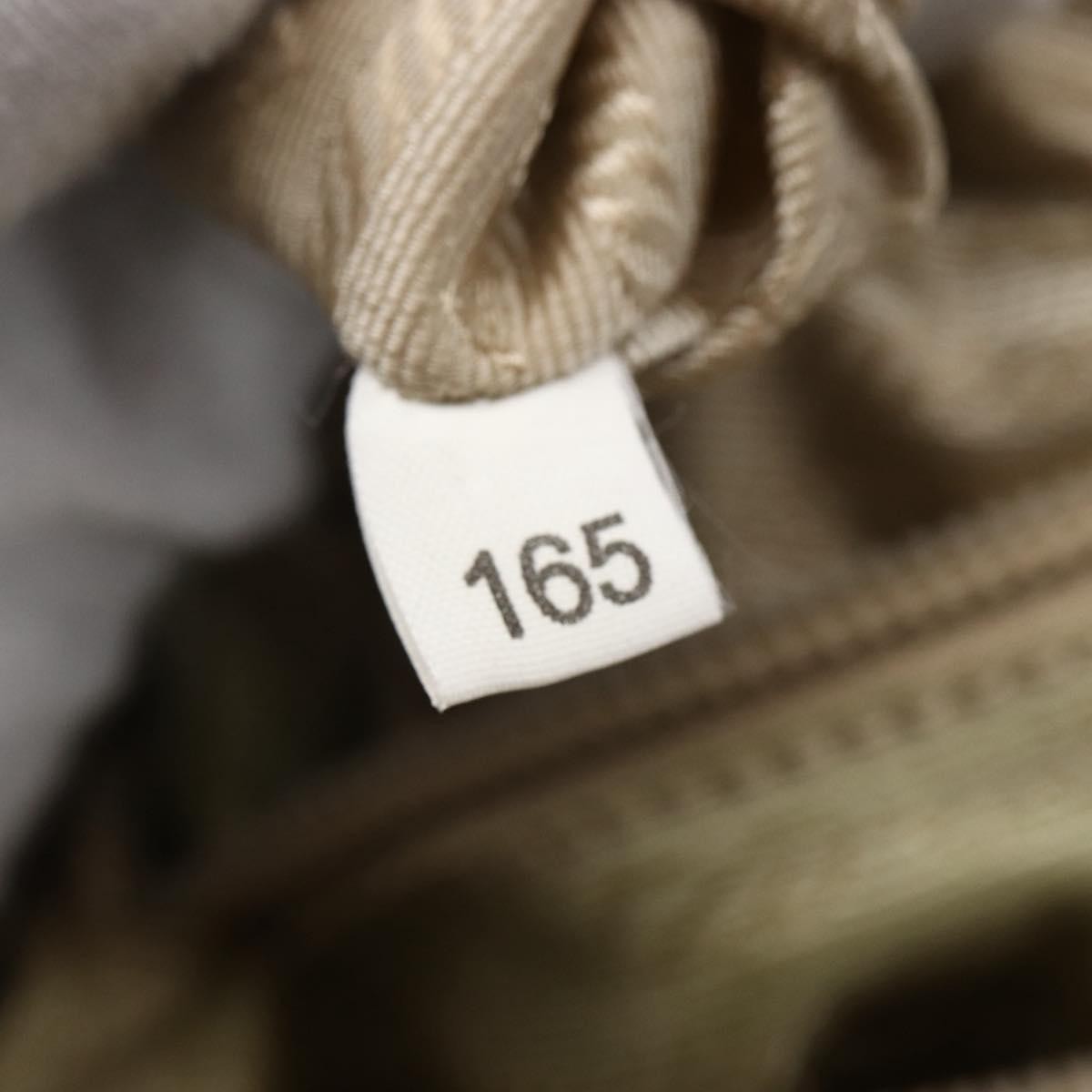 Prada Buckle Messenger Bag Tessuto, BEIGE, NYLON, Shoulder bag