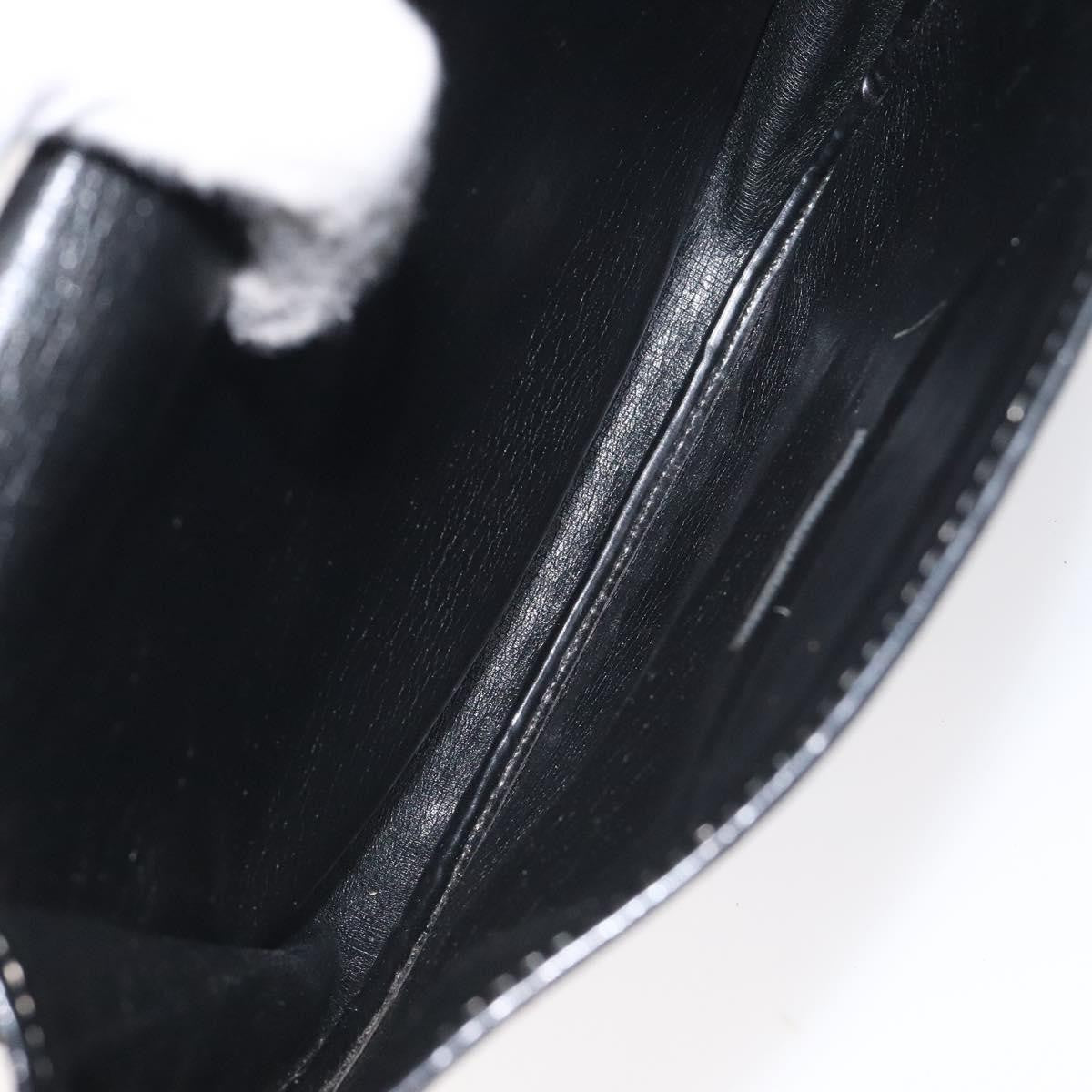 Christian Dior Vintage Flap Crossbody Bag Canvas, NAVY, CANVAS, Shoulder bag